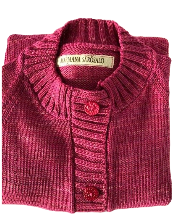 Pinkki puuvillatakki