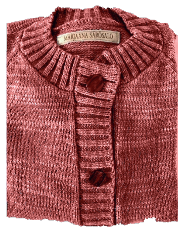 Vanha roosa puuvillatakki