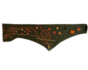 Vihreä huppuhuivi tasolla